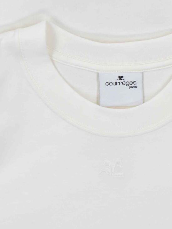  쿠레쥬 반팔 티셔츠 VESJTS006JS01070001 White - COURREGES