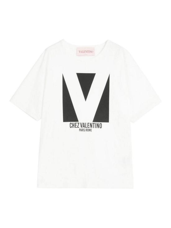 25SS 발렌티노 가라바니 반팔 티셔츠 6B3MG24H95WA03 Cream