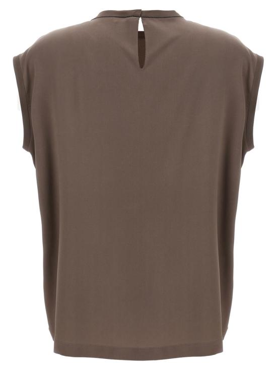 25SS 브루넬로 쿠치넬리 블라우스 M0C59EH500C2925 BROWN - BRUNELLO CUCINELLI