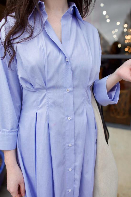  티더블유피 롱 원피스 Twp M 드레스 옥스포드 블루 - TWP