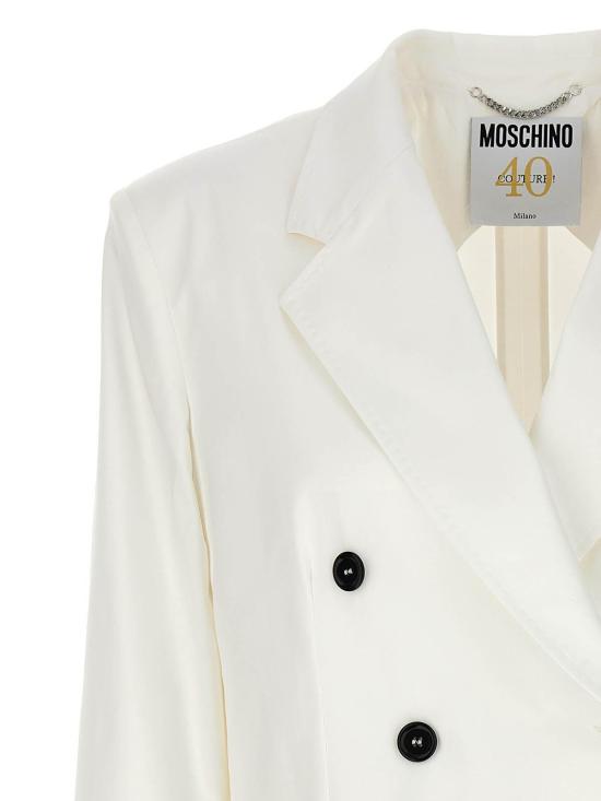24FW 모스키노 수트 자켓 050304200001 White - MOSCHINO
