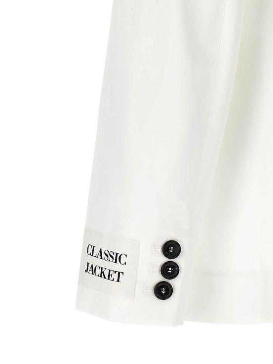24FW 모스키노 수트 자켓 050304200001 White - MOSCHINO