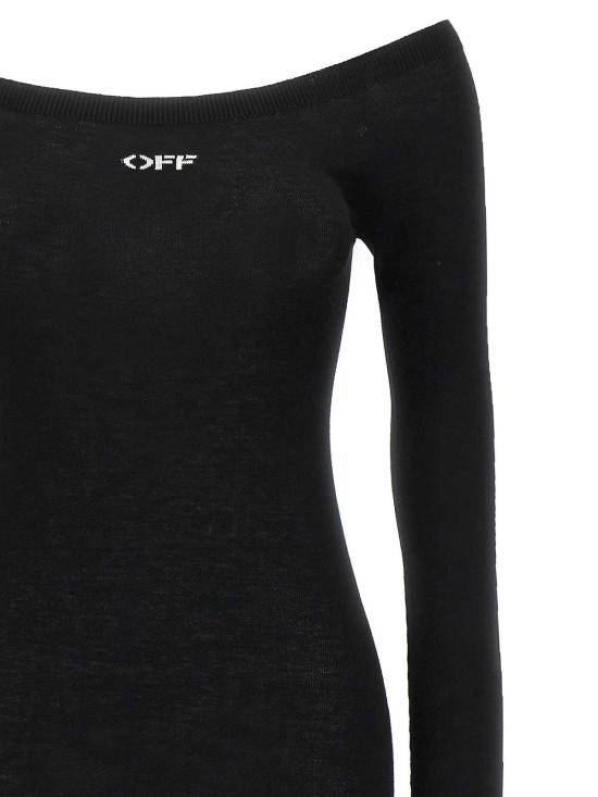  오프화이트 스커트 OWHI055C99KNI0011001 Black - OFF WHITE