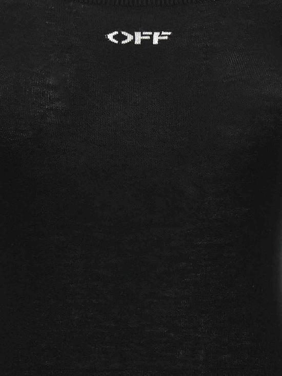  오프화이트 스커트 OWHI055C99KNI0011001 Black - OFF WHITE