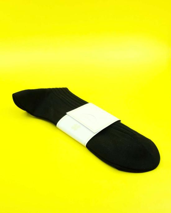  마르니 양말 리브 코튼 롱 삭스 블랙 - MARNI