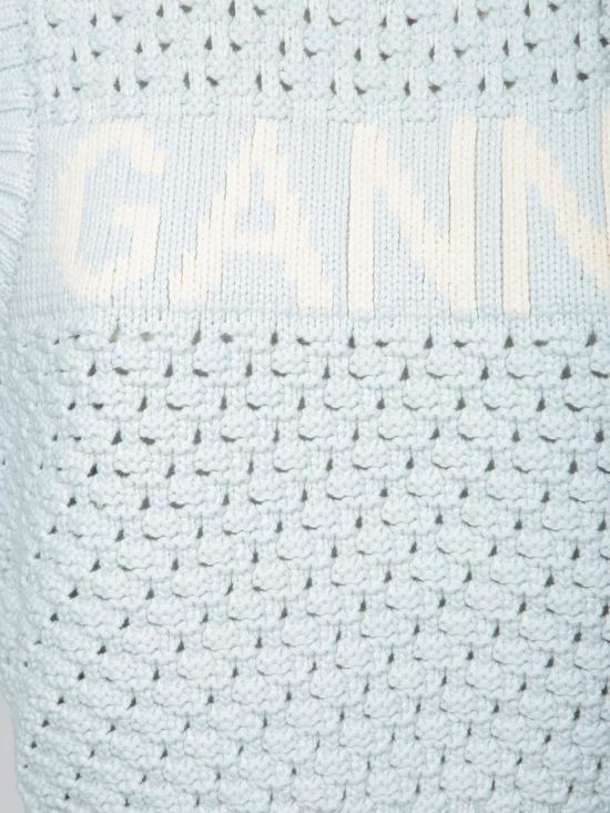 25SS 가니 탑 K2348 628 BLUE - GANNI