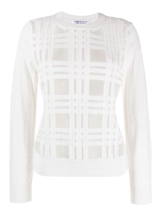  꼼데가르송 스웨터 RKN5042 Cream