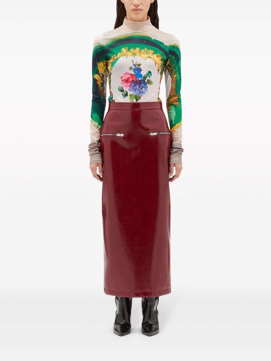  엠에스지엠 스커트 3742MDD0424780020 Dark Red - MSGM