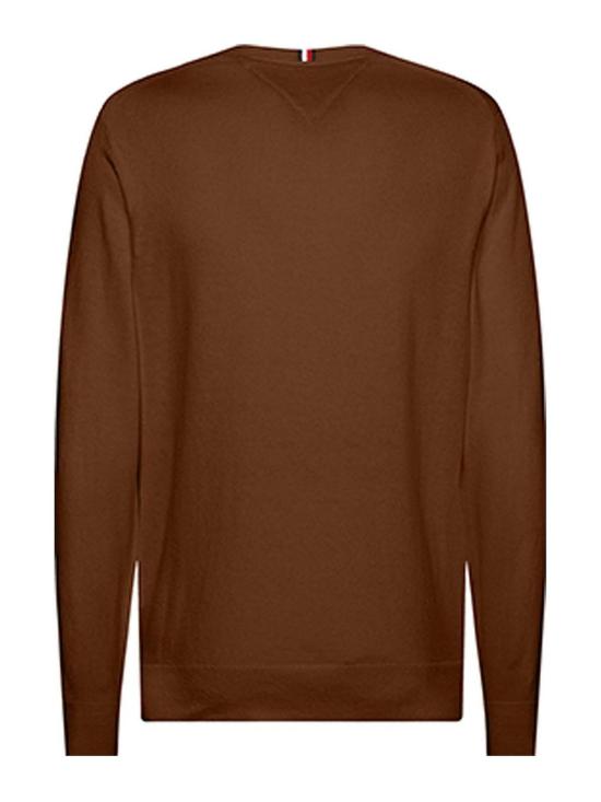  타미힐피거 스웨터 MW0MW28046GW8 Brown - TOMMY HILFIGER