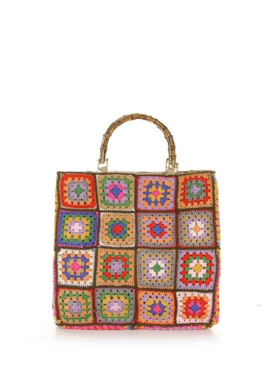  라밀라네사 크로스백 CROCHETLARGEXWC1VMARRONE Brown - LA MILANESA