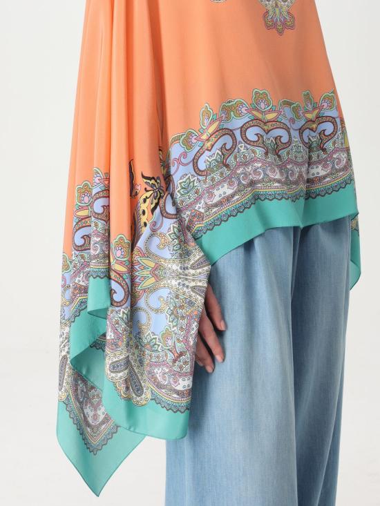 25SS 에트로 탑 WAXA0013AK648 X0874 Coral - ETRO