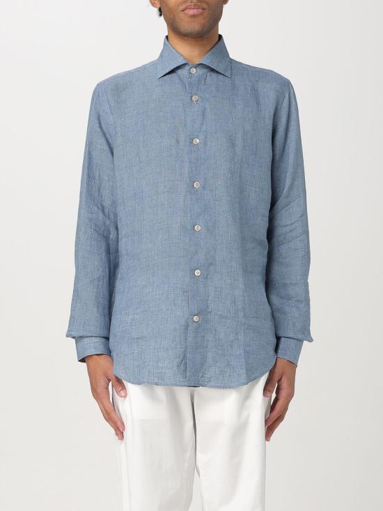 25SS 일레븐티 긴팔 셔츠 K75CAMH03TES0I166 08N Gnawed Blue