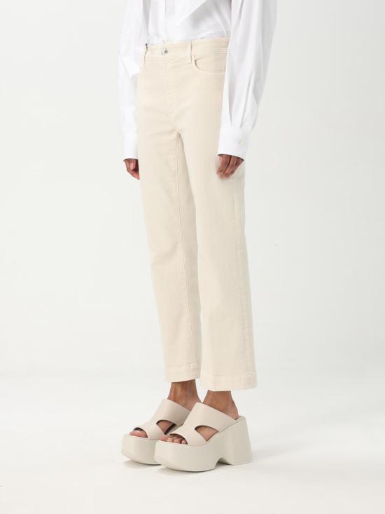 25FW 스포트막스 데님 팬츠 2512131035600 005 Beige - SPORTMAX