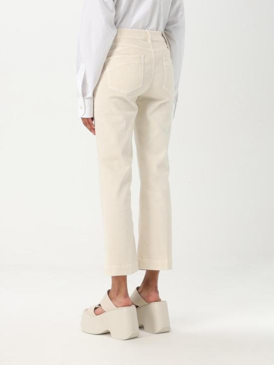 25FW 스포트막스 데님 팬츠 2512131035600 005 Beige - SPORTMAX