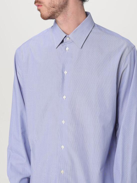 25SS 엠포리오 아르마니 긴팔 셔츠 EM000195TE14122 FB045 Gnawed Blue - EMPORIO ARMANI