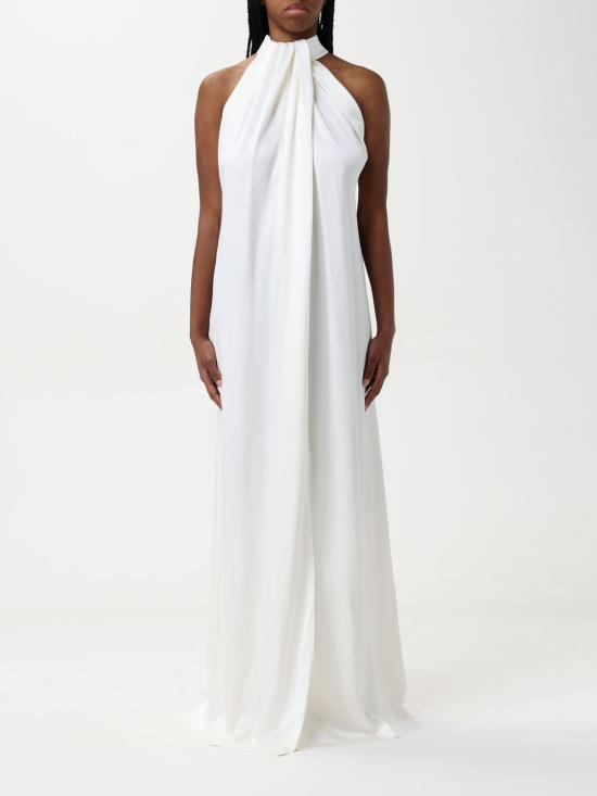 25SS 스텔라 맥카트니 롱 원피스 6A05233FU302 9200 Yellow Cream