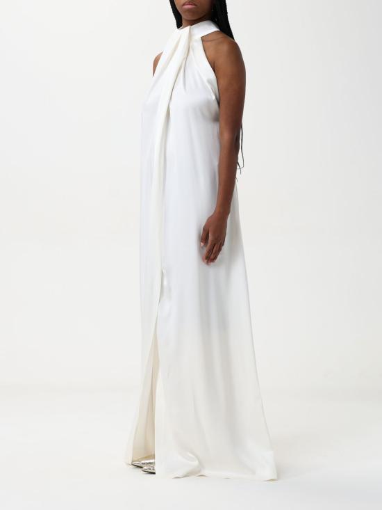 25SS 스텔라 맥카트니 롱 원피스 6A05233FU302 9200 Yellow Cream - STELLA MCCARTNEY