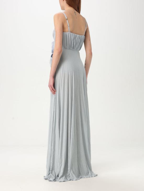 25FW 엘리자베타프랜치 롱 원피스 ABR22 A28 Gnawed Blue - ELISABETTA FRANCHI