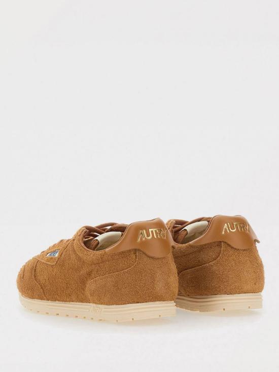 25SS 오트리 윈드스핀 스웨이드 레더 스니커즈 WSLMPB04 Brown - AUTRY