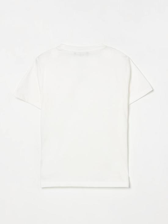 25SS [키즈] 엠포리오 아르마니 티셔츠 EB000421AF15013 M0134 White - EMPORIO ARMANI