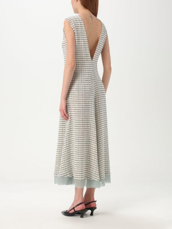 25SS 펜디 롱 원피스 FDD301AUOL F08QQ White - FENDI