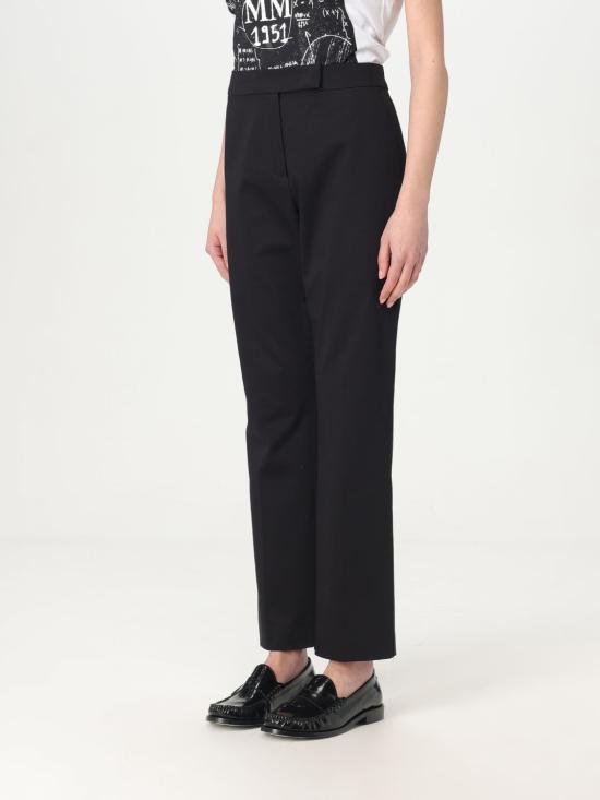 25FW 막스마라 스트레이트 팬츠 2511131072600 003 Black - MAX MARA