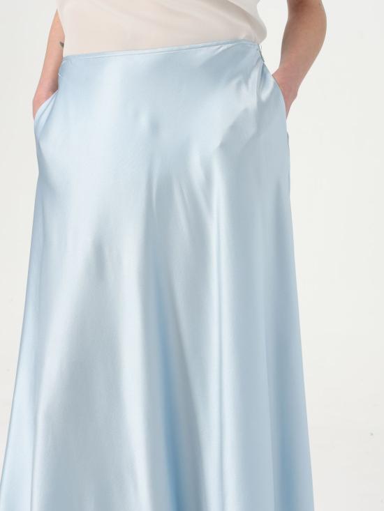 25SS 에르마노 설비노 스커트 D462O706HKC 34200 Gnawed Blue - ERMANNO SCERVINO