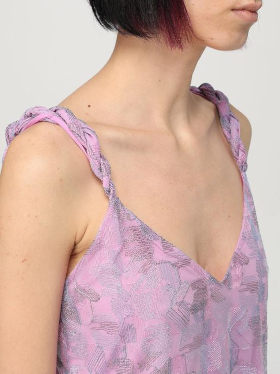 25SS 엠포리오 아르마니 롱 원피스 EW001543TE13530 F8074 Pink - EMPORIO ARMANI