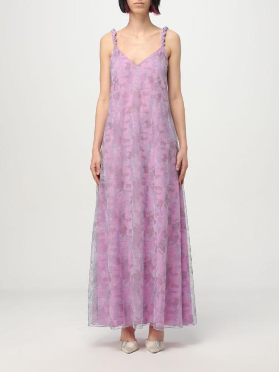 25SS 엠포리오 아르마니 롱 원피스 EW001543TE13530 F8074 Pink