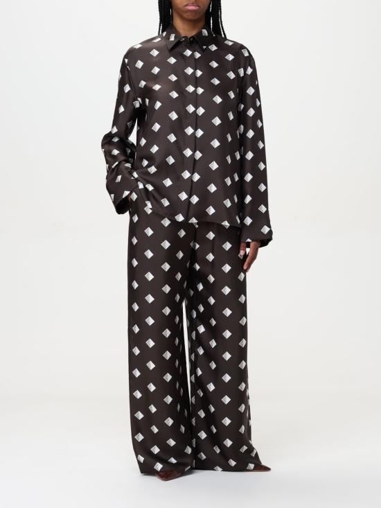 25SS 막스마라 팬츠 2516131027600 001 Brown - MAX MARA