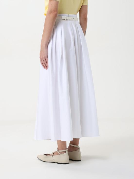 25FW 엘리자베타프랜치 롱 스커트 GO121 100 White - ELISABETTA FRANCHI