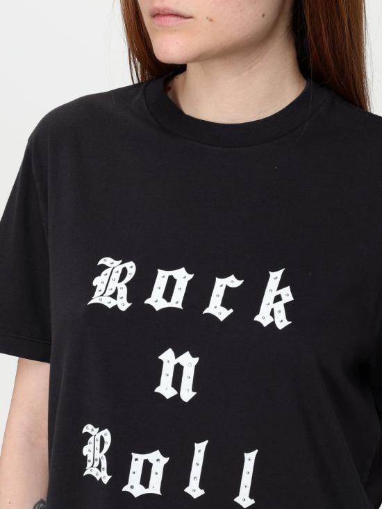 25FW 자딕앤볼테르 반팔 티셔츠 JWTS02770 009 Black - ZADIG & VOLTAIRE