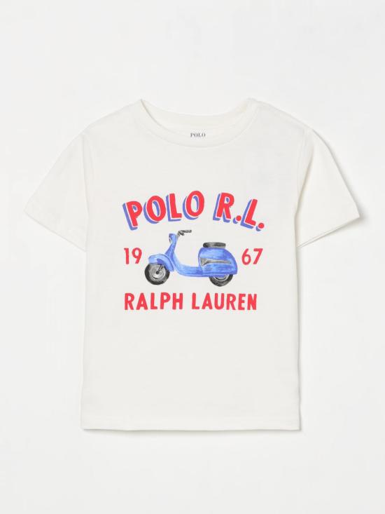 25FW [키즈] 폴로 랄프로렌 티셔츠 322965889001 White
