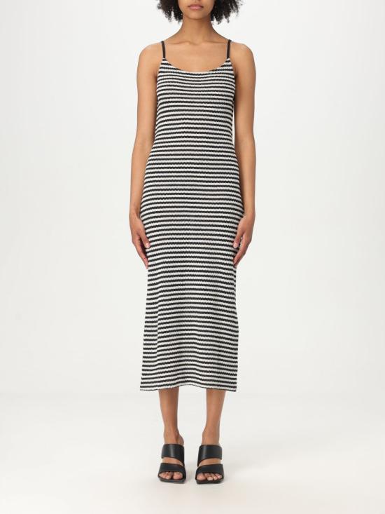 25SS 엠포리오 아르마니 롱 원피스 EW000608 AF12199 FC062 Black