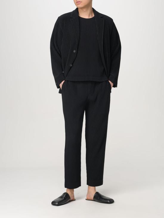 25FW 옴므 플리세 이세이 미야케 반팔 티셔츠 HP56JK520 15 Black - HOMME PLISSE' ISSEY MIYAKE