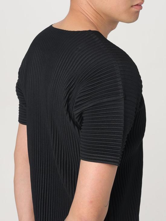 25FW 옴므 플리세 이세이 미야케 반팔 티셔츠 HP56JK520 15 Black - HOMME PLISSE' ISSEY MIYAKE