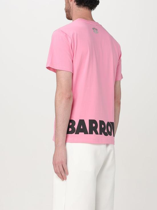 25FW 바로우 반팔 티셔츠 S5BWUATH087 BW036 Pink - BARROW