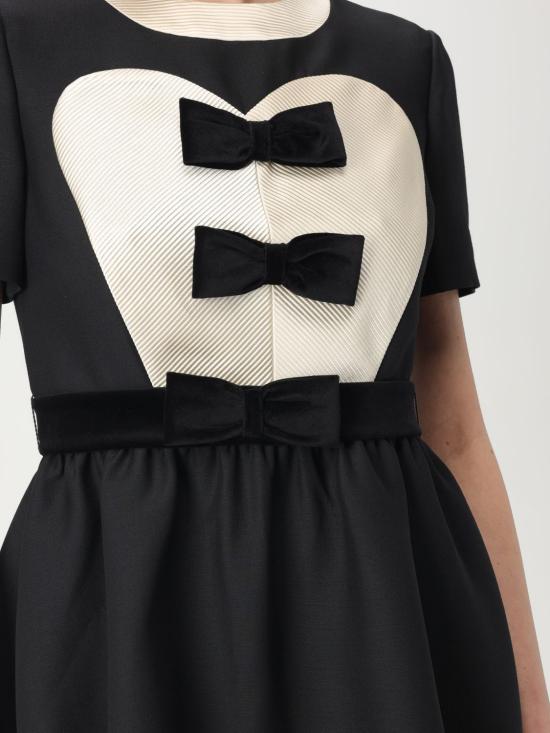 25SS 발렌티노 가라바니 숏 원피스 6B0VADH51CF AUY Black - VALENTINO GARAVANI