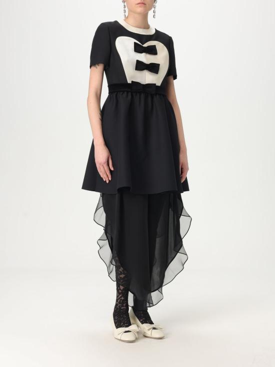 25SS 발렌티노 가라바니 숏 원피스 6B0VADH51CF AUY Black - VALENTINO GARAVANI