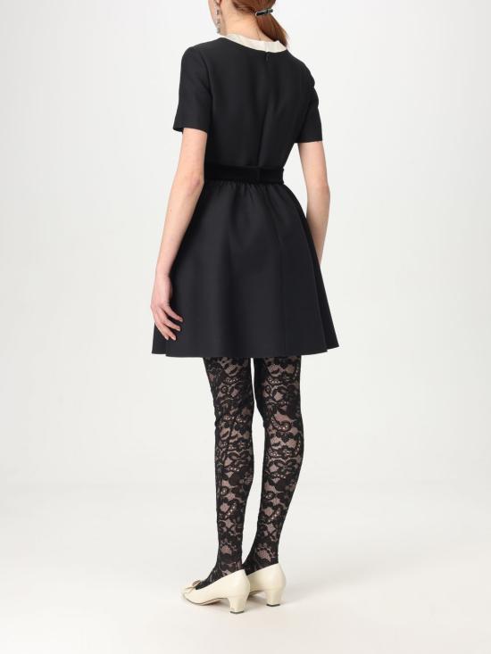 25SS 발렌티노 가라바니 숏 원피스 6B0VADH51CF AUY Black - VALENTINO GARAVANI