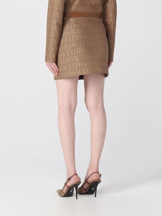 25FW 베르사체 숏 스커트 10109261A03315 2N740 Beige - VERSACE