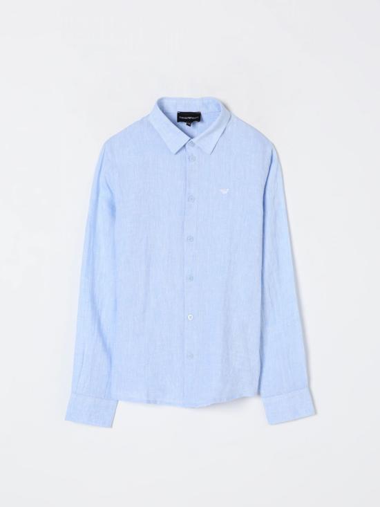 25FW [키즈] 엠포리오 아르마니 셔츠 8N4CJ93NEEZ 0744 Blue