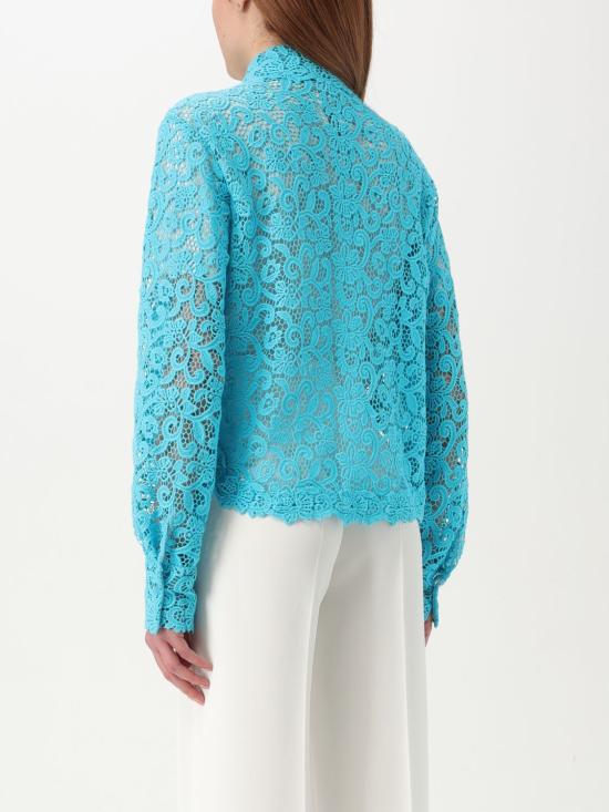 25SS 에르마노 설비노 블라우스 D464K615 HGJ 65123 Turquoise - ERMANNO SCERVINO
