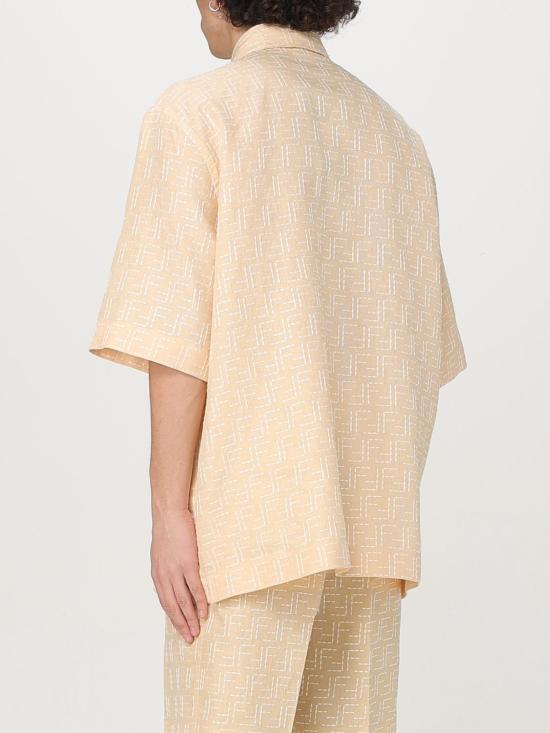 25FW 펜디 반팔 셔츠 FS1317AU6Y F0PKL Butter - FENDI