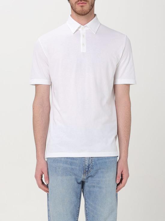 25FW 자노네 폴로 티셔츠 815109ZG380 Z0001 White