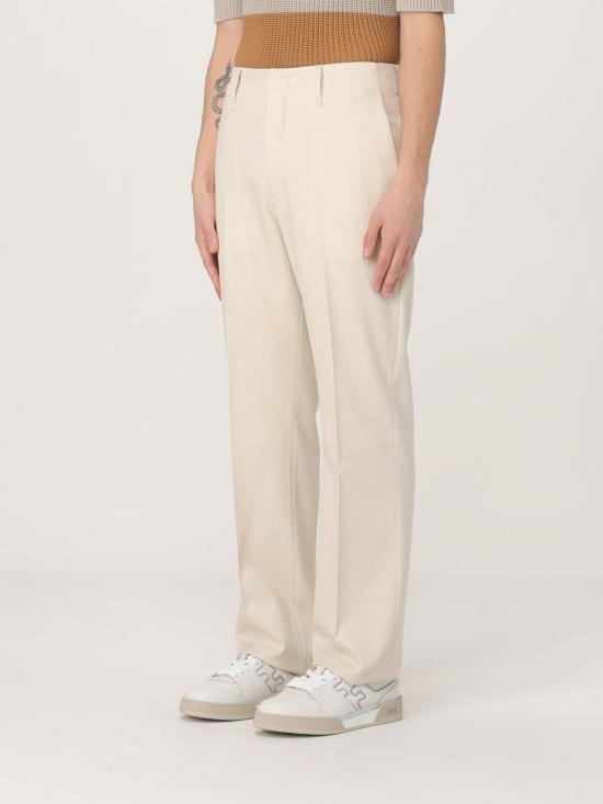 25FW 펜디 스트레이트 팬츠 FB1029AU60 F1BJD Butter - FENDI