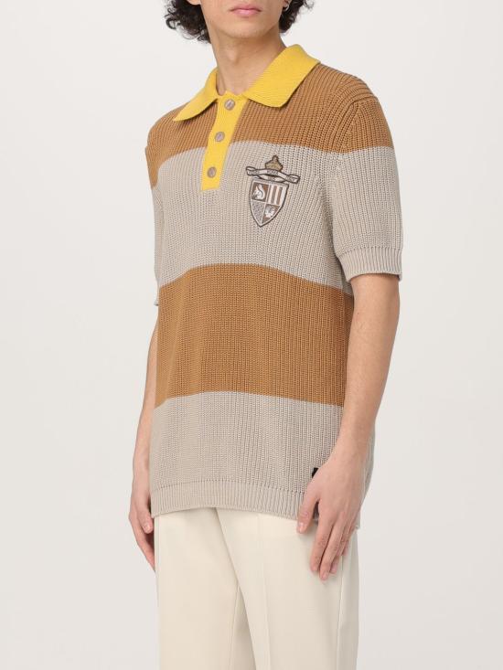 25FW 펜디 폴로 티셔츠 FZC370AU7S F1RWW Grey - FENDI