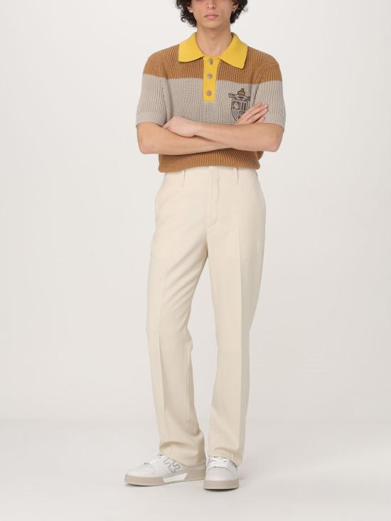 25FW 펜디 폴로 티셔츠 FZC370AU7S F1RWW Grey - FENDI