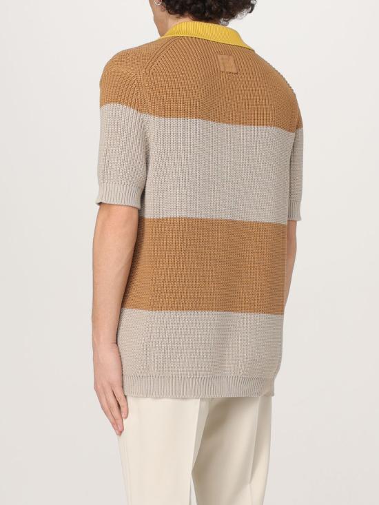 25FW 펜디 폴로 티셔츠 FZC370AU7S F1RWW Grey - FENDI