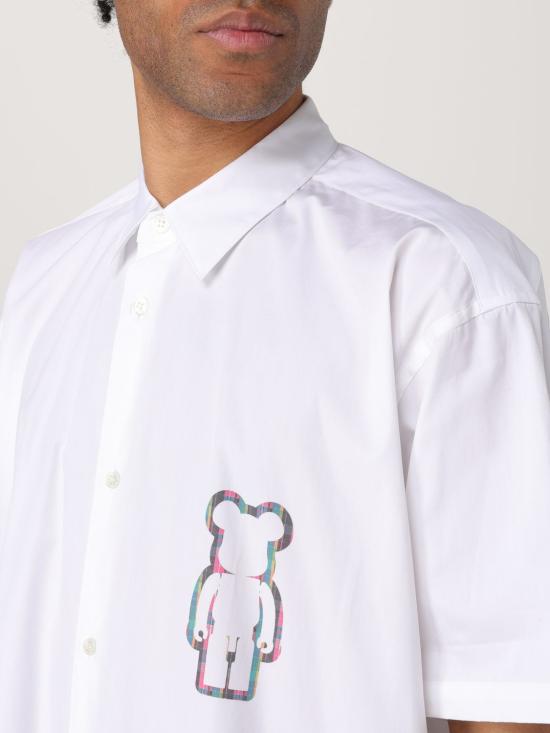 25FW 꼼데가르송 반팔 셔츠 FOB038051 1 White - COMME DES GARCONS